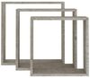 vidaXL Würfelregale 3 Stk. Betongrau 326721 Bild 3