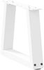 vidaXL Couchtischbeine V-Form 2 Stück Weiß 30x(30-31,3) cm Stahl 4012521 Bild 4