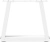 vidaXL Couchtischbeine V-Form 2 Stück Weiß 30x(30-31,3) cm Stahl 4012521 Bild 5