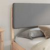 vidaXL Bettgestell mit gepolstertem Kopfteil Hellgrau 180 x 200 cm 3398144 Bild 3