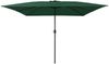 Garten-Sonnenschirm, Terrassenschirm Grün 295 x 295 x 245 cm Polyester und Stahl Bild 2