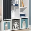 Kinderkleiderschrank Luigi Weiß 105.8 x 178.1 cm mit Vorhang-Kleiderstange Vicco Bild 5