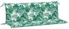 vidaXL Gartenbank-Auflagen 2 Stk. Blattmuster 150x50x7cm Oxford-Gewebe 379077 Bild 2