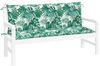 vidaXL Gartenbank-Auflagen 2 Stk. Blattmuster 150x50x7cm Oxford-Gewebe 379077 Bild 3