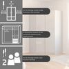 OTTO home Eckkleiderschrank Kleiderschrank Schrank Ankleidezimmer Schlafzimmer Garderobe AGORDO (in zwei Griff-Farben, Breite/Tiefe 117x117 cm, Höhen 210/229 cm) mit Glastüren, voll ausgestattet mit viel Stauraum MADE IN GERMANY Bild 4