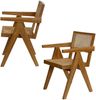 Teak Rattan Sessel Nico Natur Bild 2