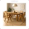 Teak Rattan Sessel Nico Natur Bild 5