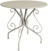 Vente-unique - GUERMANTES Garden dining set Metall Beige - B 52 cm80 cm x H 89 cm71 cm x L 48 cm80 cm Bild 3