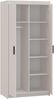 AX LIVING Beige Kleiderschrank Storicos 2T 89,7cm Breite, 2 türiger Bild 3