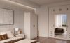 AX LIVING Beige Kleiderschrank Storicos 2T 89,7cm Breite, 2 türiger Bild 4