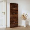 vidaXL Schuhschrank Räuchereiche 59x17x169 cm Holzwerkstoff 342515 Bild 3