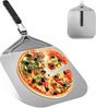 SinLaw Pizzaschneider Pizzaschieber Aluminium, Pizzaschaufel für den Grill Oder Ofe, mit Praktischen Einklapp-Griff Bild 1