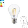 6 W E27 LED Filament Leuchtmittel Birne Standart Form Kaltweiß (6500 K) 600Lm Bild 2