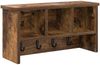 vidaXL Wandmontierter nachttisch Geräucherte Eiche 50 x 16 x 26 cm 874311 Bild 2