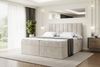 ALTDECOR 'OTTA' Boxbett, Multipocket-Matratze H4, H3 Matratze Bonellfederung, Topper, Kopfteil, H4/Beige Casablanca, 160x200 Bild 1