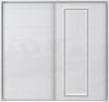 FORTE Sirius Crown Kleiderschrank mit LED Beleuchtung, Holzwerkstoff, Weiß, 231,1 x 215,9 x 63,9 cm Bild 2