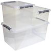 Sunware Kunststoff-Box Q-Line 120l mit Deckel transparent Aufbewahrungsbox Box Bild 4