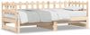 vidaXL Tagesbett Ausziehbar 2x(90x200) cm Massivholz Kiefer 840388 Bild 2