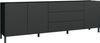 borchardt Möbel Sideboard Sophia, Grifflos mit schwarzen Metallfüßen, 152 oder 190cm, viel Stauraum, grifflos, praktisch, mehrere Größen Bild 3