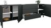borchardt Möbel Sideboard Sophia, Grifflos mit schwarzen Metallfüßen, 152 oder 190cm, viel Stauraum, grifflos, praktisch, mehrere Größen Bild 4