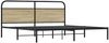 vidaXL Metallbett ohne Matratze Sonoma-Eiche 183x213 cm 3318644 Bild 3