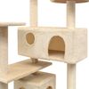 vidaXL Katzen-Kratzbaum Sisal 125 cm Beige 170477 Bild 3