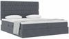 vidaXL Aufbewahrungsbett mit Matratze Dunkelgrau 180 x 200 cm Samt 3372258 Bild 3