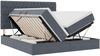 vidaXL Aufbewahrungsbett mit Matratze Dunkelgrau 180 x 200 cm Samt 3372258 Bild 2