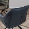 Bronx71 Esszimmerstuhl Leder Dex 180° drehbar Schwarz/Anthrazit Bild 4