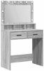 vidaXL Schminktisch Graues Sonoma 79 x 41 x 135 cm Holzwerkstoff 865087 Bild 2