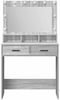 vidaXL Schminktisch Graues Sonoma 79 x 41 x 135 cm Holzwerkstoff 865087 Bild 5