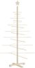 vidaXL Weihnachtsbaum Holz zum Schmücken 150 cm Massivholz Kiefer 357990 Bild 5