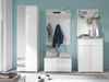 Sitzbank >Suzette< in Weiß aus MDF - 80x43x40cm (BxHxT) Bild 3