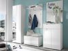 Sitzbank >Suzette< in Weiß aus MDF - 80x43x40cm (BxHxT) Bild 2