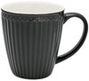 Greengate Alice Becher mit Henkel dark grey 0,4 l Bild 5