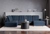Selsey 'Jamaal' Wohnlandschaft mit Schlaffunktion und Stauraum rechtsseitig, marineblau Bild 2