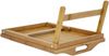 Bambus Betttablett Serviertablett Klappbar 100% Naturbambus 41 x 30 x 19,5cm Bild 4
