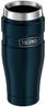 Thermos STAINLESS KING Thermobecher aus Edelstahl ice grey 0,47l - Coffee to Go Becher, absolut dicht, spülmaschinenfest, 7h heiß & 18h kalt, mit Haken für Teebeutel, BPA-frei Bild 3