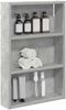 vidaXL Badezimmer-Wandschrank mit Regal Betongrau 40 x 10 x 60,5 cm 889354 Bild 3