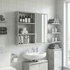 vidaXL Badezimmer-Wandschrank mit Regal Betongrau 40 x 10 x 60,5 cm 889354 Bild 4
