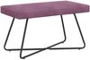 vidaXL Bank Uni Lila 80 x 40 x 45 cm Samt 42038342 Bild 2