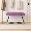 vidaXL Bank Uni Lila 80 x 40 x 45 cm Samt 42038342 Bild 3
