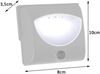 REV LED Treppenstufenbeleuchtung mit Bewegungsmelder IP44 Bild 2