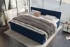 Boxspringbett Valerio Familienbett - Webstoff - dunkelblau - 260x200 cm Bild 4