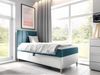 Boxspringbett Chapeni 'Junior 1' blau 100x200 cm Links Bild 2