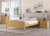 Überlanges Doppelbett 140x220 Kieferbett Massivholz Ehebett Zubehör wählbar V-60.30-14-220ohne Zubehör Bild 2