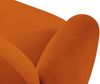 Micadoni Sofa Blair 3-Sitzer Samtstoff Terrakotta Bild 5