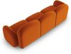 Micadoni Sofa Blair 3-Sitzer Samtstoff Terrakotta Bild 3