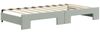 vidaXL Tagesbett Ausziehbar mit Schubladen Hellgrau 90x190 cm Samt 3197386 Bild 5