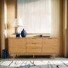 Sideboard Gorbin Eiche Natur 180 cm - 2 Türen, 3 Schubladen & Soft-Close Bild 3